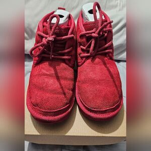 UGG Red Suede Kids Shoes 1